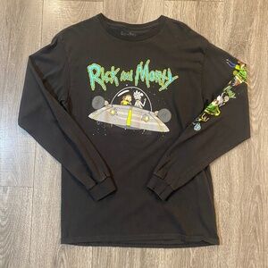 RICK & MORTY LONG SLEEVE GRAPHIC TEE
